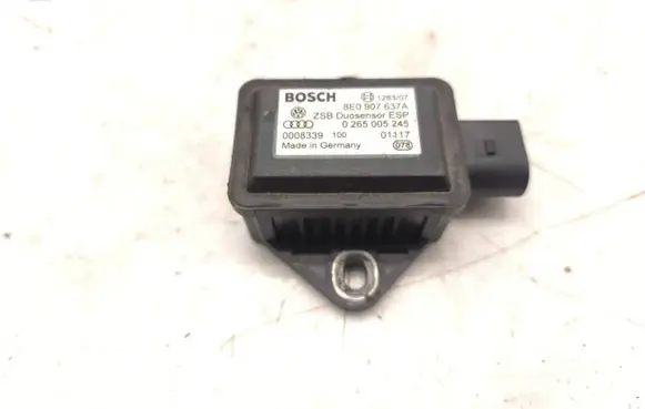 Audi A6 S6 C5 4B ESP acceleration yaw rate sensor 8E0907637A 0265005245