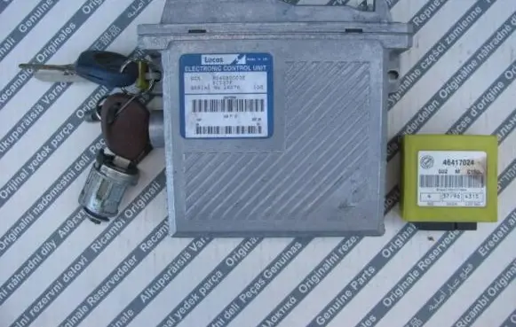 Fiat Bravo - Brava Engine ECU kit and lock set 46473984 R04080003E 46417024