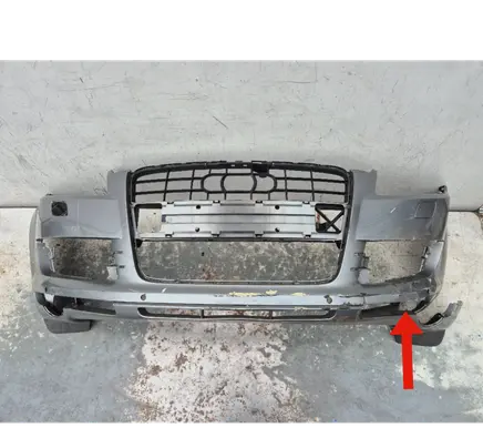 Audi Q7 4L Front bumper 4L0807437.bsp