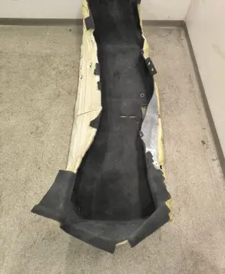 Porsche 911 992 Front floor carpet liner 992863101