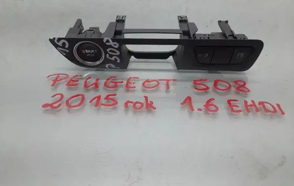 Peugeot 508 Engine start stop button switch