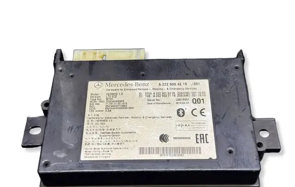 Mercedes-Benz E W213 Bluetooth control unit module A2229004619 A2229014305 A2229027118