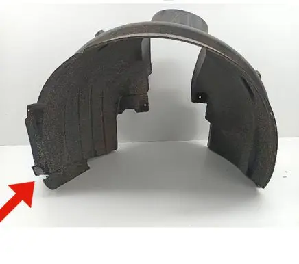 BMW X3 E83 Front wheel arch liner splash guards 3420431 17370110