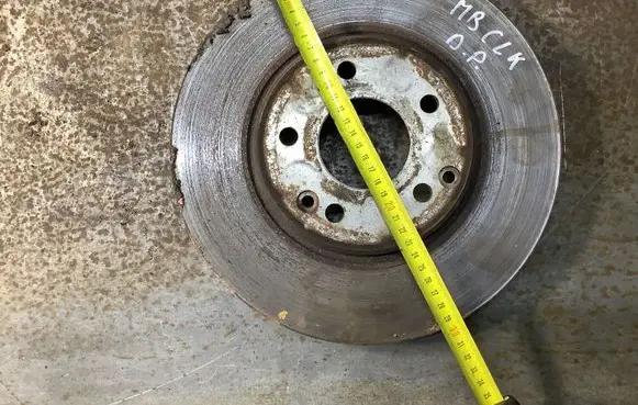 Mercedes-Benz CLK A209 C209 Front brake disc