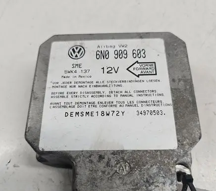 Seat Toledo I (1L) Airbag control unit/module 6N0909603