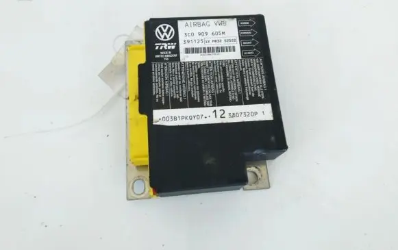 Volkswagen PASSAT B6 Airbag control unit/module 3c0909605m 391125
