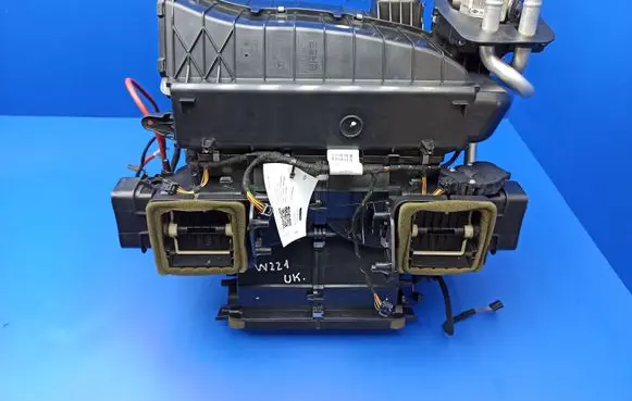 Interior heater climate box assembly