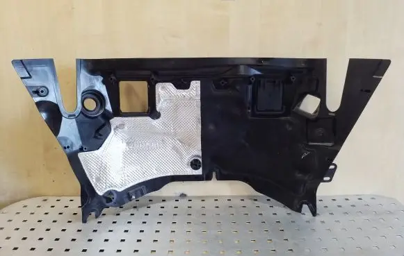 Heat shield in engine bay