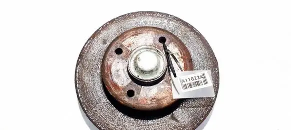 Peugeot 207 Rear brake disc neventiliuojamas