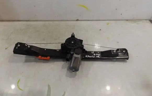 Front door window regulator with motor