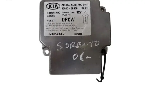 KIA Sorento Airbag control unit/module 959103E060 5WY7056
