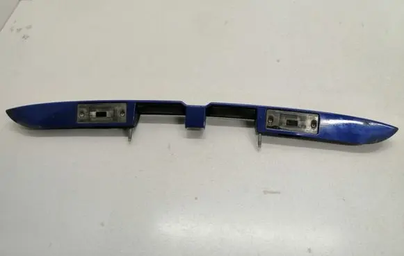 Trunk door license plate light bar