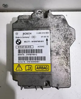 BMW X5 E70 Airbag control unit/module 9159795 0285010094 07B1305H0090