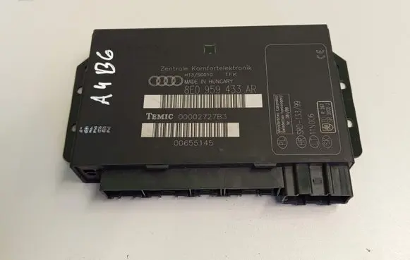 Audi A4 S4 B6 8E 8H Comfort/convenience module 8E0959433AR