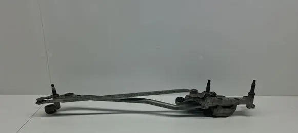 Front wiper linkage and motor