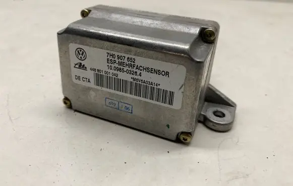 Volkswagen Touareg I ESP acceleration yaw rate sensor 7H0907652