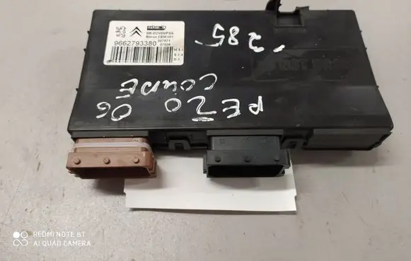 Peugeot 407 Seat control module 9662793380