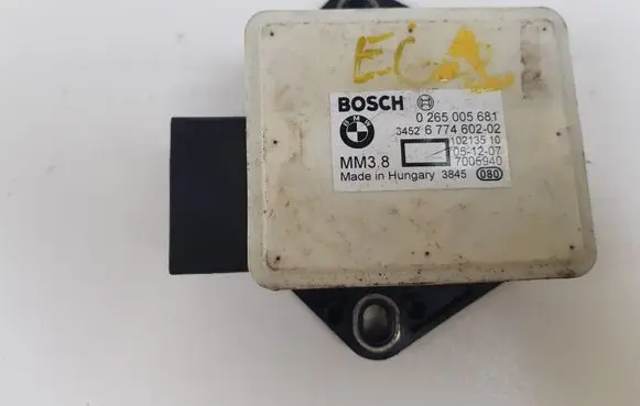 BMW 5 E60 E61 ESP acceleration yaw rate sensor 6774602 0265005681