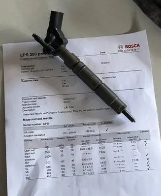Mercedes-Benz E W211 Fuel injector A6420700487 0445115017 050806