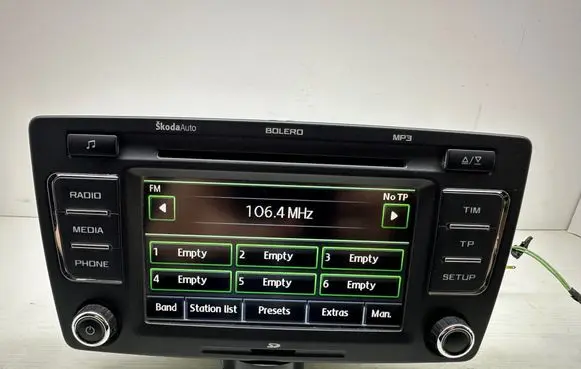 Skoda Yeti (5L) Radio/CD/DVD/GPS head unit 1Z0035156M 1Z0035156 GRO633