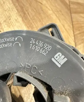 Opel Zafira A Airbag slip ring squib (SRS ring) 24436920 1610662