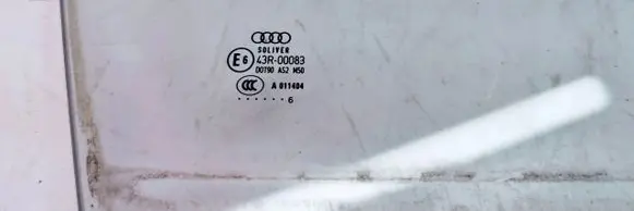 Audi A6 S6 C6 4F Sliding door window/glass 4F0