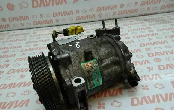 Peugeot 407 Air conditioning (A/C) compressor (pump) 9656574080