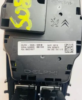 Peugeot 508 RXH Multifunctional control switch/knob 9802378577