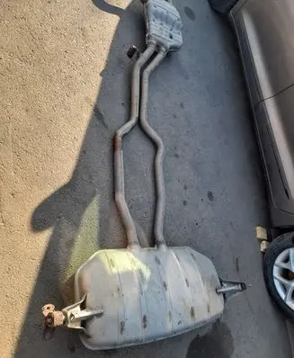 Audi Q7 4L Muffler/silencer 7L6253211C 7L6253118C