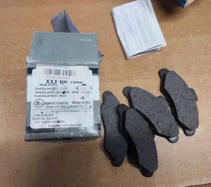 Ford Focus Brake pads (rear) WVA21171