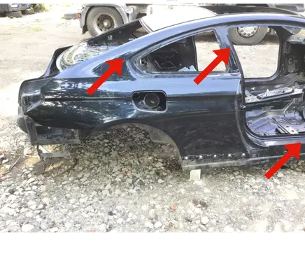 BMW 6 F12 F13 Rear quarter panel 