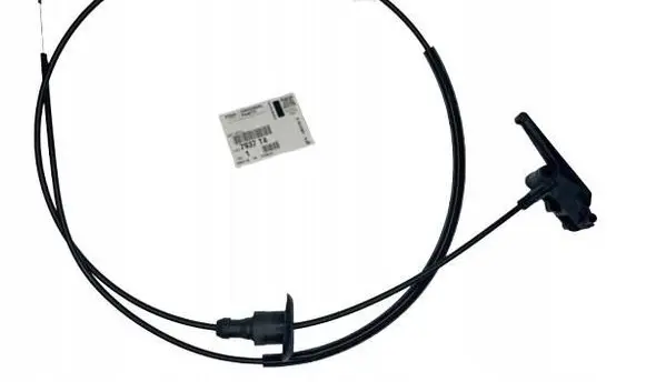 Peugeot 206+ Engine bonnet/hood lock release cable 7937T4