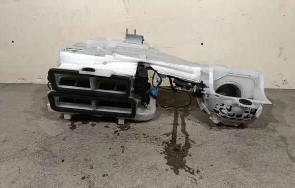Interior heater climate box assembly