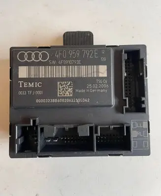 Audi A6 S6 C6 4F Door control unit/module 4F0959792F 4F0910793E 0033TFJ0001