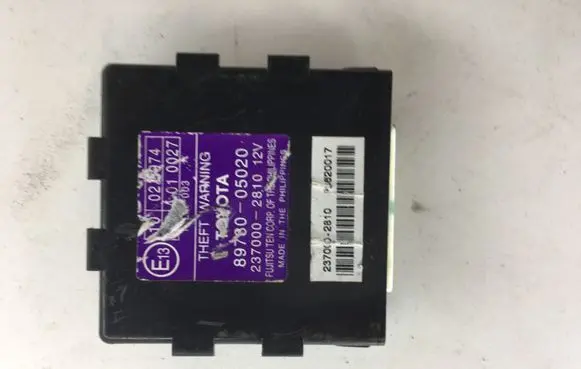 Toyota Avensis T250 Alarm control unit/module 8973005020 2370002810