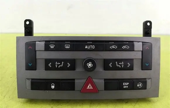 Peugeot 407 Climate control/heater control trim 9657322