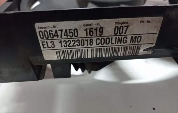 Opel Insignia A Fan set 13241739 13223018 P8658004
