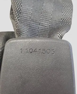 Hyundai Santa Fe Rear seatbelt buckle