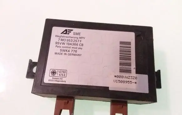 Volkswagen Sharan Immobilizer control unit/module 7M0953257F 95VW19A366CB