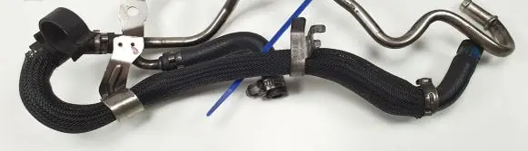 Mercedes-Benz E W212 Fuel return line/hose 