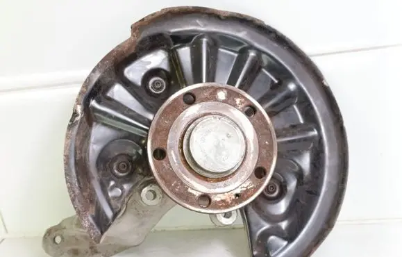 Volkswagen PASSAT B8 Rear wheel hub spindle/knuckle 3Q0501117 3Q0615612B