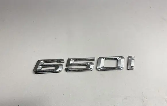 BMW 6 F12 F13 Manufacturers badge/model letters 650I