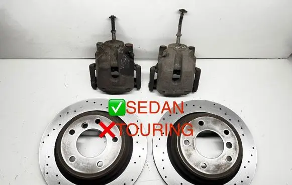 BMW 5 E39 Brake discs and calipers set 34216767060 6767060 34211163649