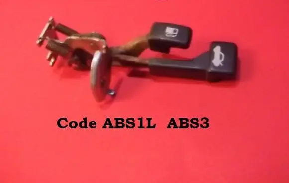 Mitsubishi Lancer Fuel cap release pull handle ABS1L ABS3