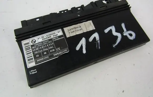 BMW 5 E60 E61 Central body control module 9159335