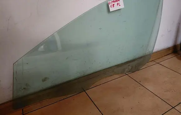 Citroen C5 Front door window glass four-door DOT39AS2M34