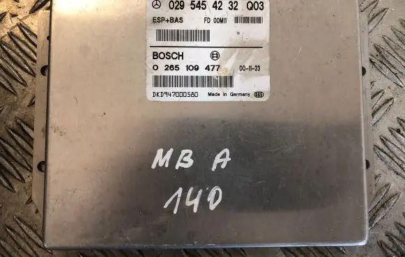 Mercedes-Benz A W168 ESP (stability system) control unit 0295454232 DKD947000580 0265109477