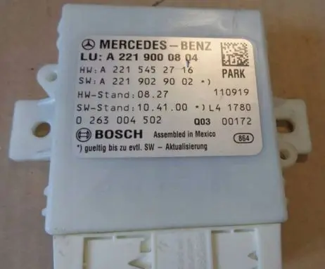 Mercedes-Benz S W221 Parking PDC control unit/module A2219000804