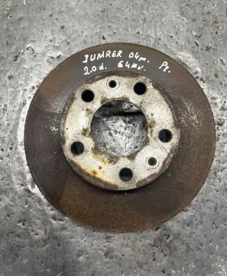 Citroen Jumper Front brake disc
