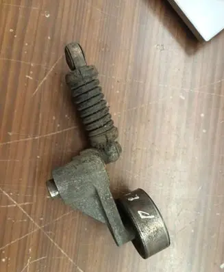 Peugeot 206 Generator/alternator belt tensioner 9621834980